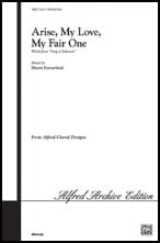 Arise, My Love, My Fair One SATB choral sheet music cover Thumbnail
